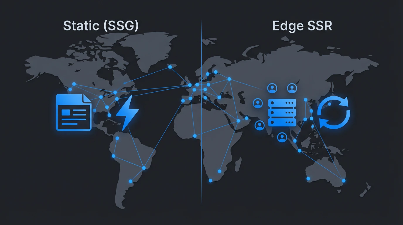 Mapa de CDN con nodos perimetrales